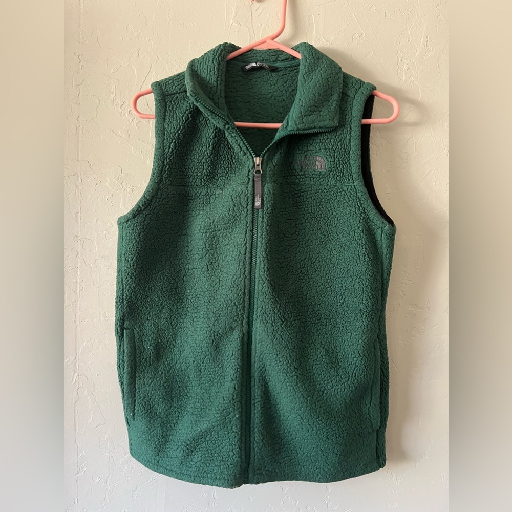 Green North Face Vest